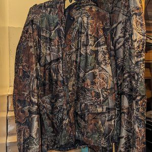Camo Lightweight Jacket and Pants XL men's, Seclusion 3D pattern